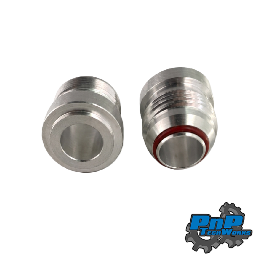 -12AN Male JIC 37° AN Weld Bungs (QTY:2) - 6061-T6 Aluminum