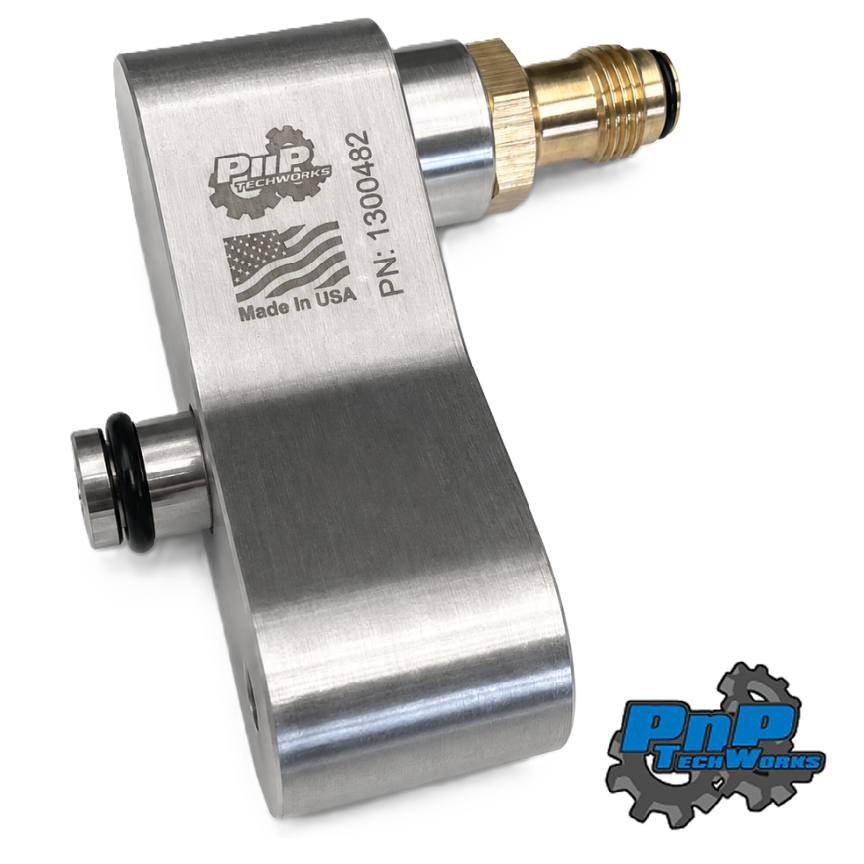 Vacuum Pump Delete Manifold - 6AN Fitting