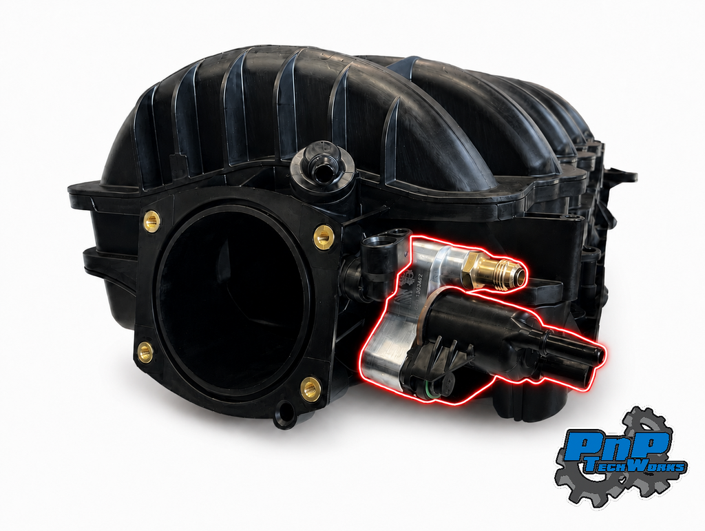 Vacuum Pump Delete Manifold - 6AN Fitting