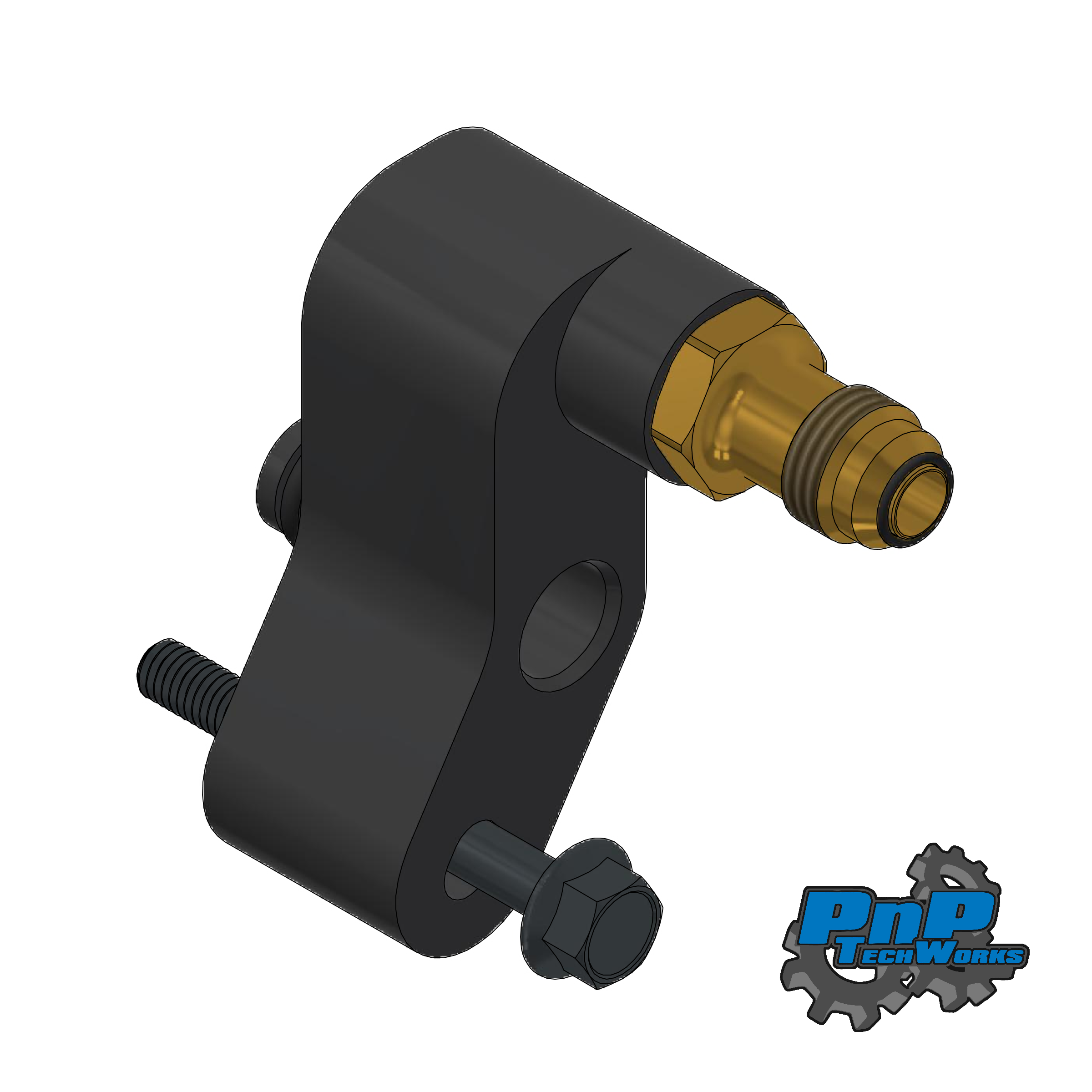 Vacuum Pump Delete Manifold - 6AN Fitting