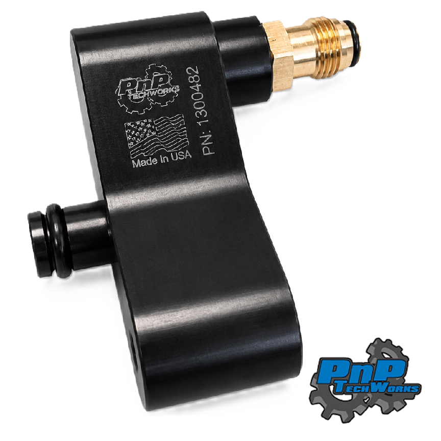 Vacuum Pump Delete Manifold - 6AN Fitting