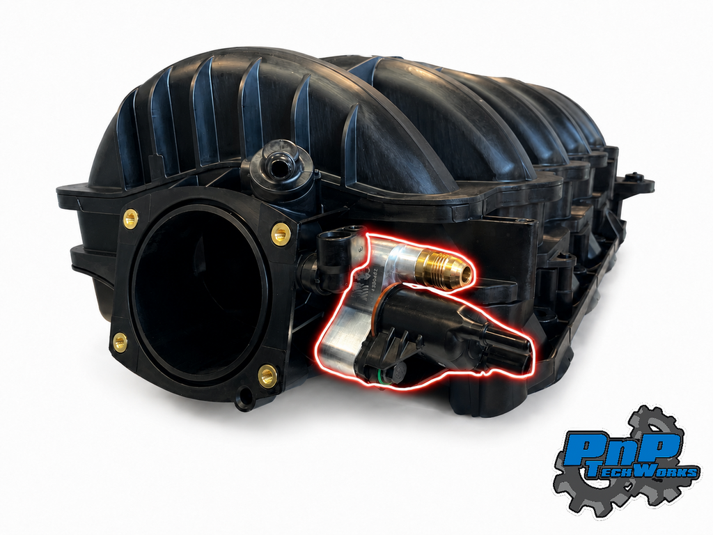 Vacuum Pump Delete Manifold - 8AN Fitting