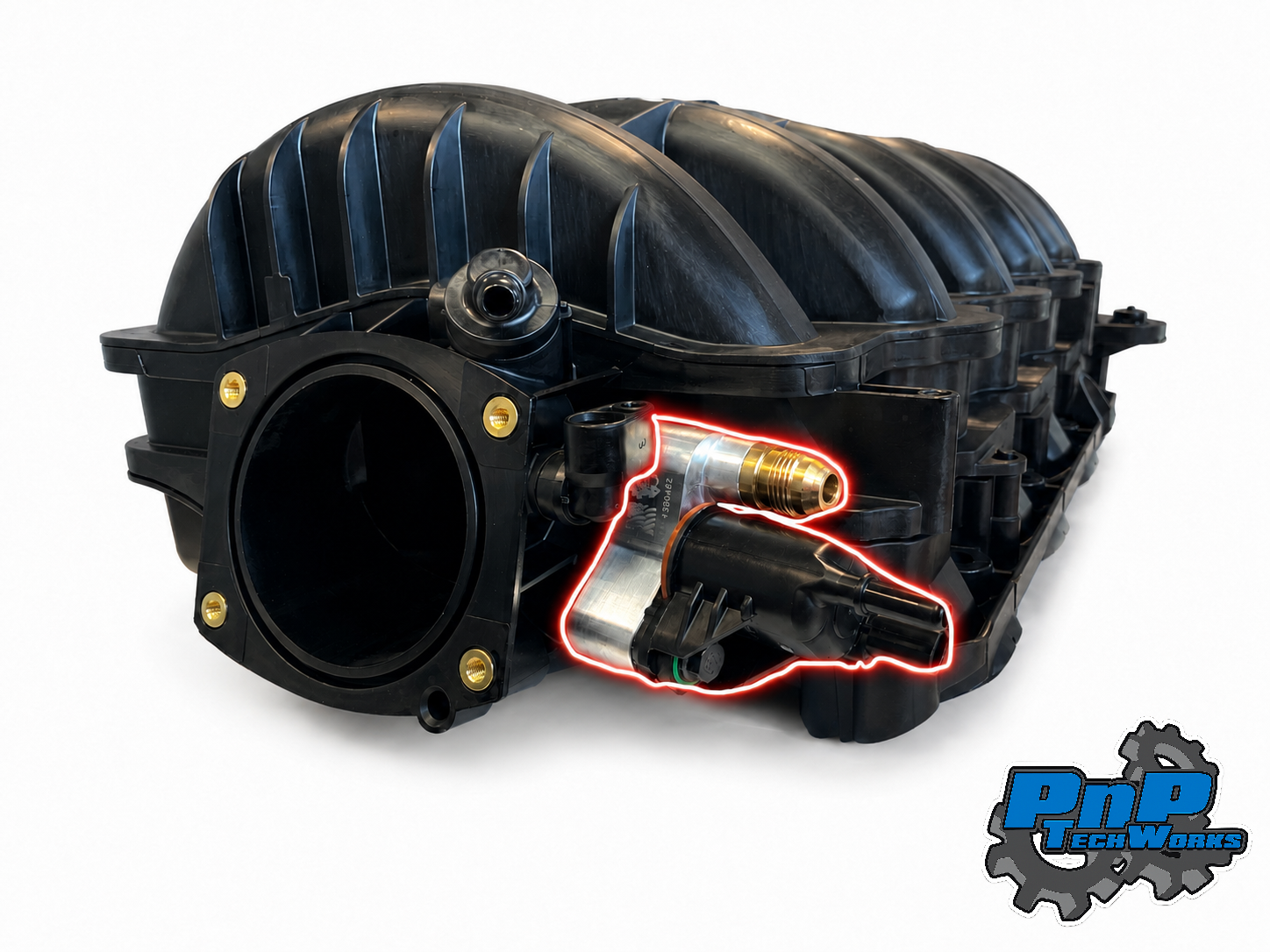 Vacuum Pump Delete Manifold - 8AN Fitting