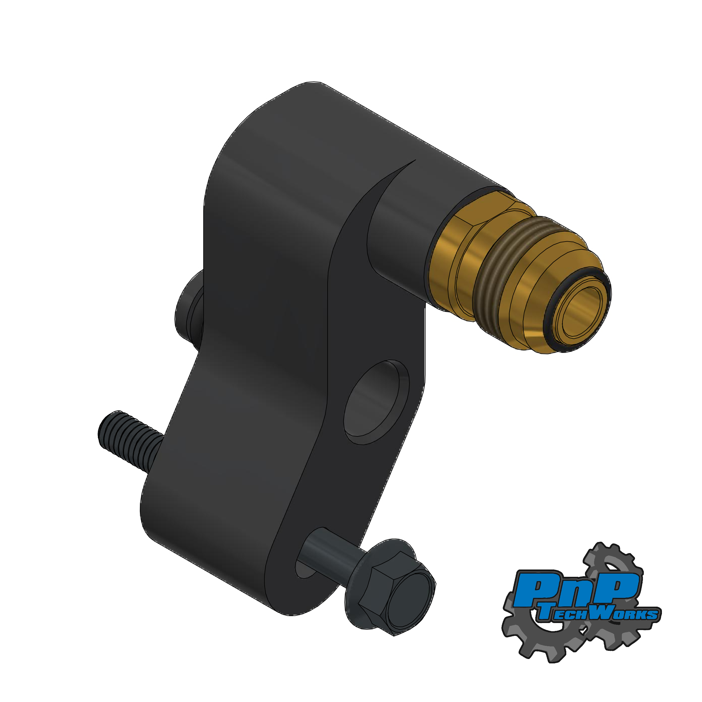 Vacuum Pump Delete Manifold - 8AN Fitting