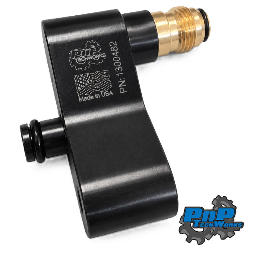 Vacuum Pump Delete Manifold - 8AN Fitting